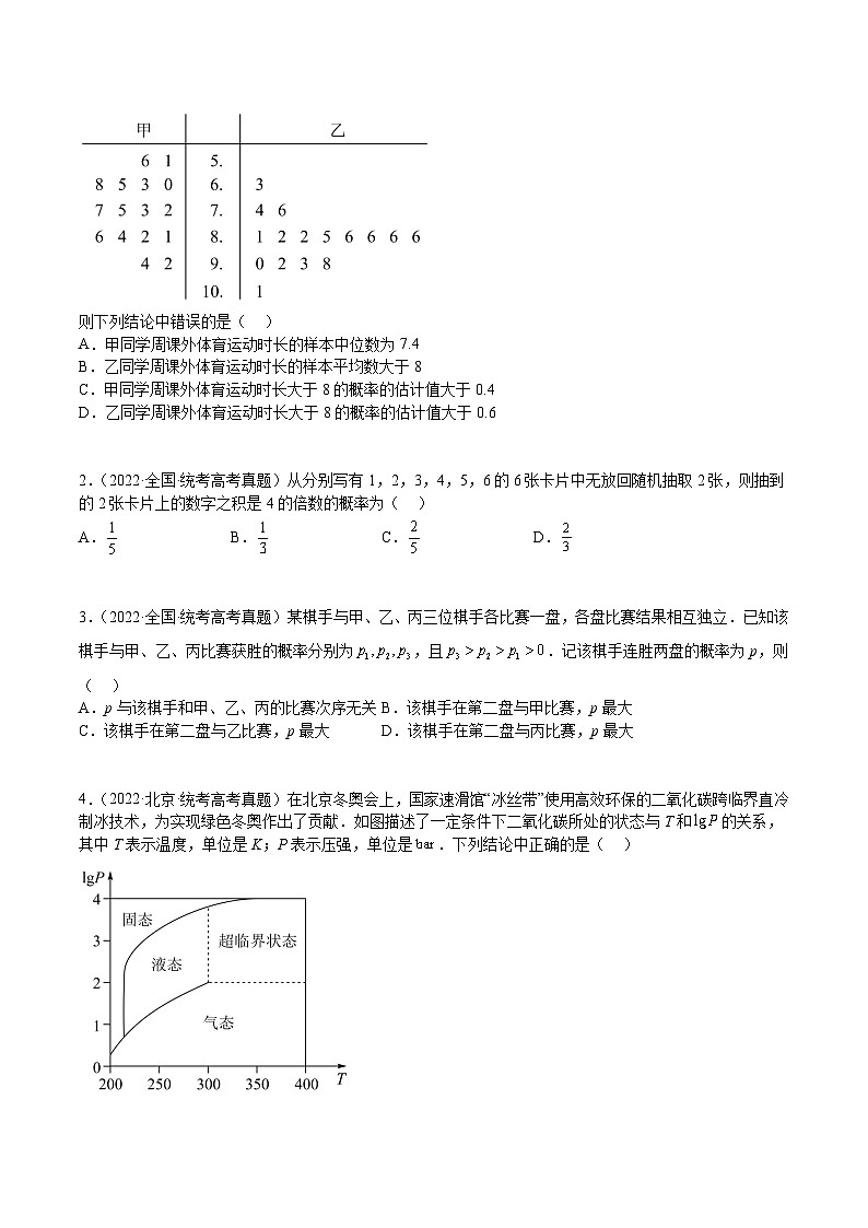 新高考数学三轮冲刺练习查补易混易错点06 概率统计与分布列（原卷版）第2页