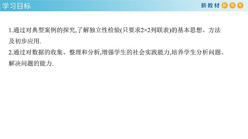【格致课堂】8.3 分类变量与列联表  （课件）第2页