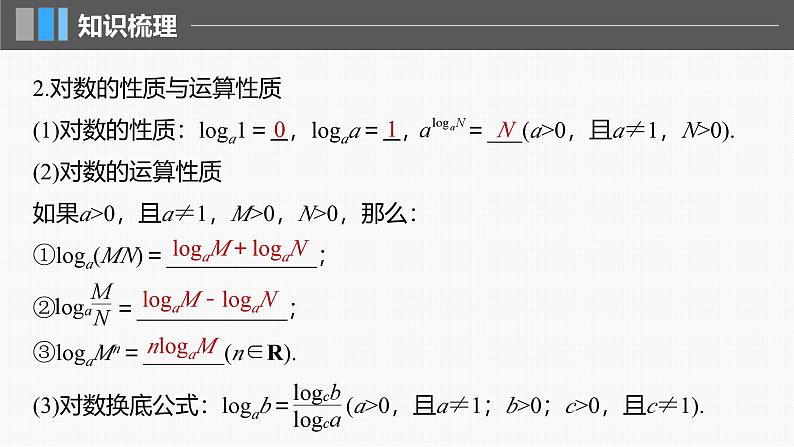 2024年高考数学一轮复习第2章　2.8　对数与对数函数主干知识讲解课件第6页