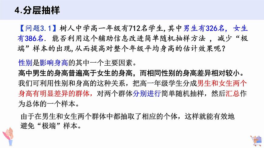 9.1.2 分层随机抽样+9.1.3 获取数据的途径-2025年人教版高中数学必修第二册同步课件第3页