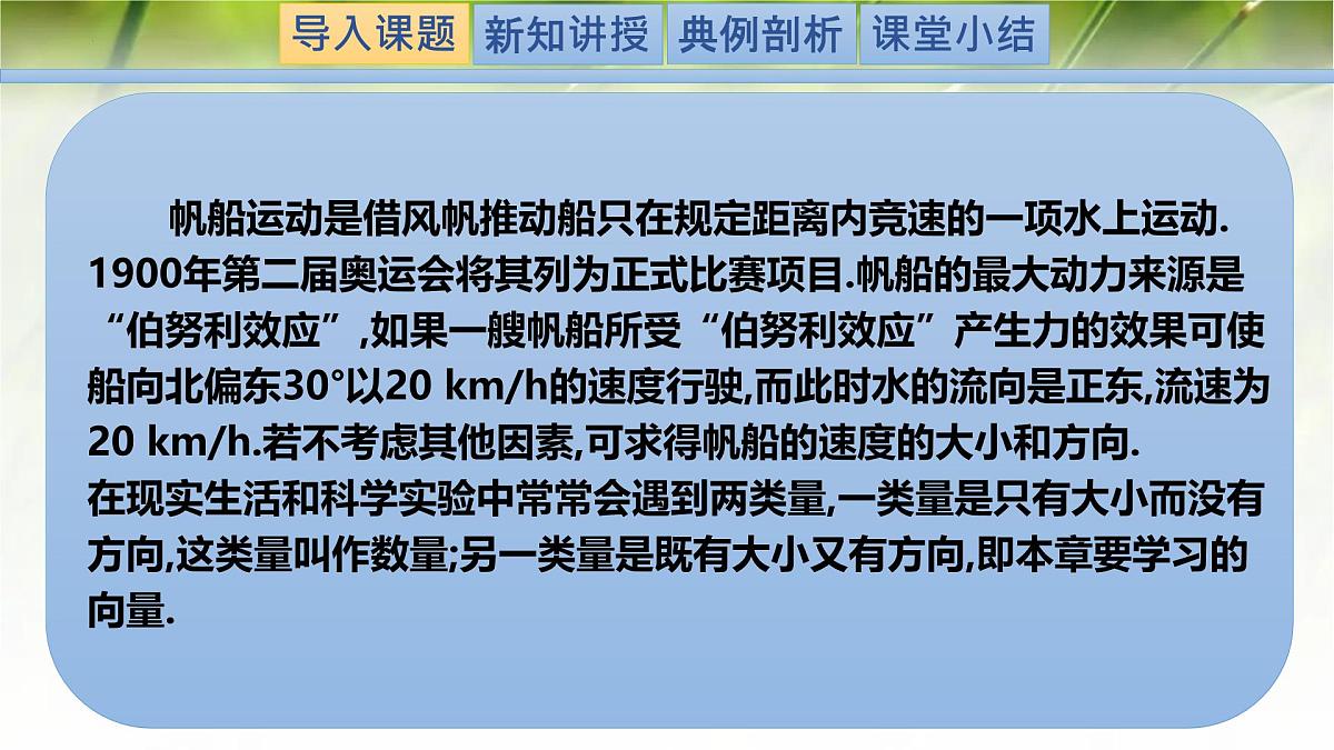 2.1.1-2.1.2 从位移、速度、力到向量（同步课件）-2024-2025学年高一数学（北师大版2019必修第二册）第2页