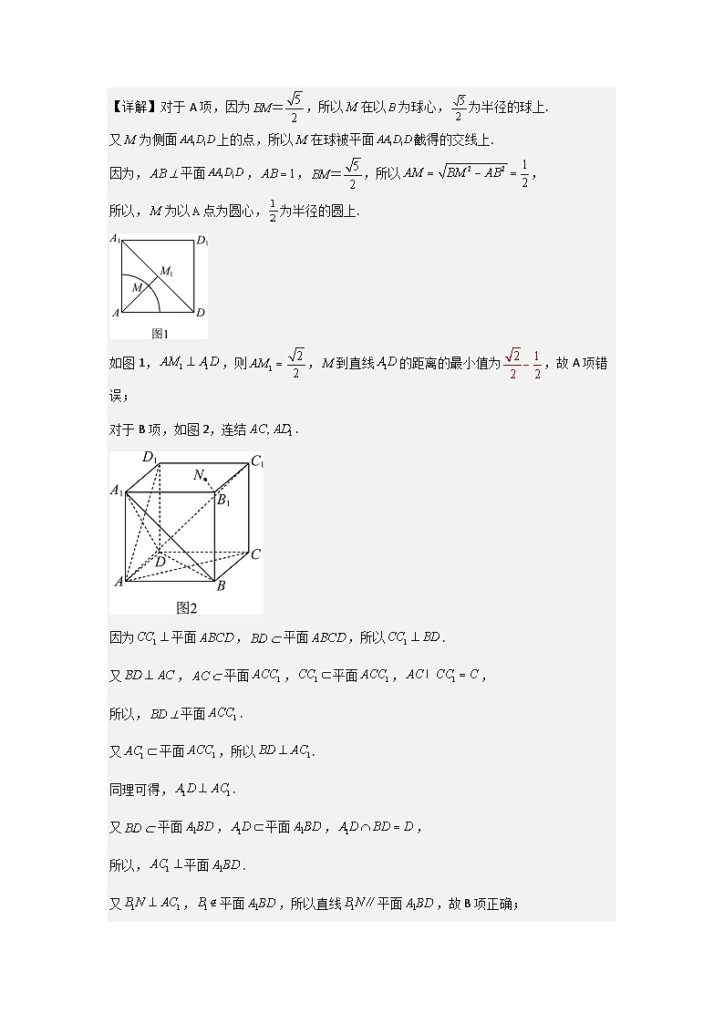 新高考数学二轮复习培优训练压轴题型09 立体几何中的压轴小题（解析版）第3页