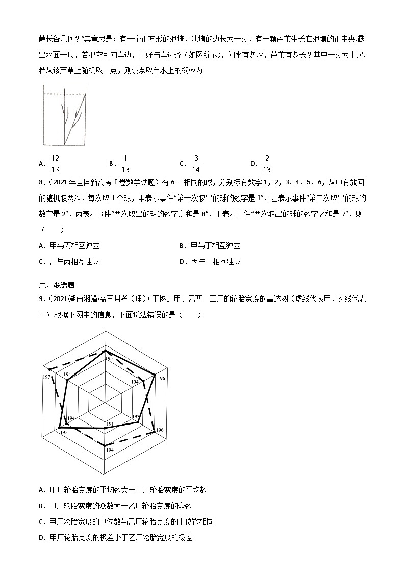 新高考数学二轮复习专题突破训练专题09 统计与概率（原卷版）第3页