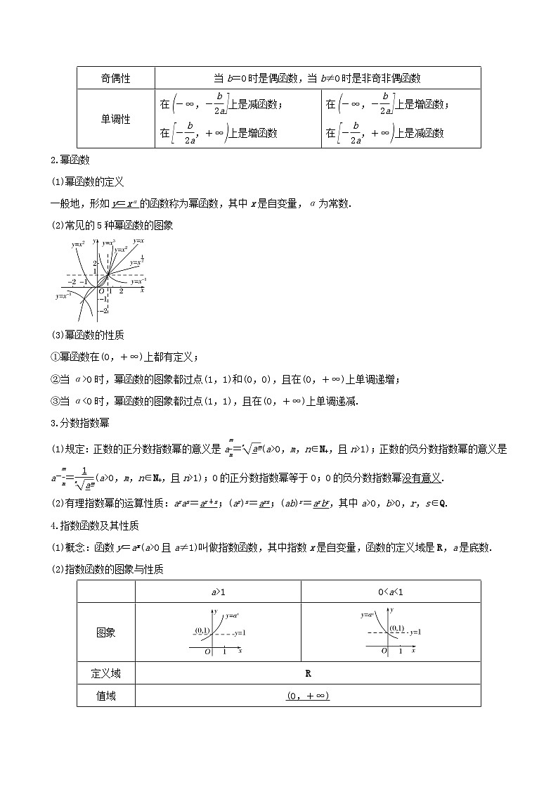 （上海专用）新高考数学二轮满分训练第05讲 各类基本函数（原卷版）第2页