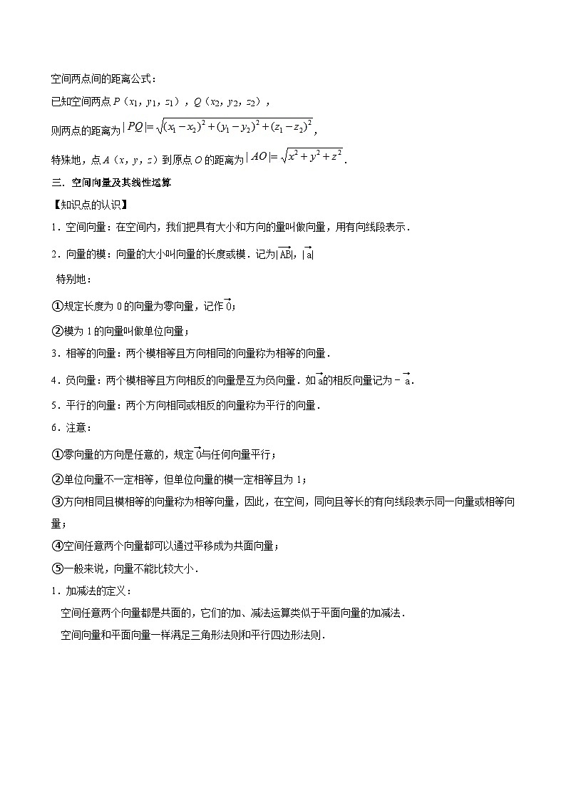 （上海专用）新高考数学二轮满分训练第20讲 空间向量与立体几何（原卷版）第2页