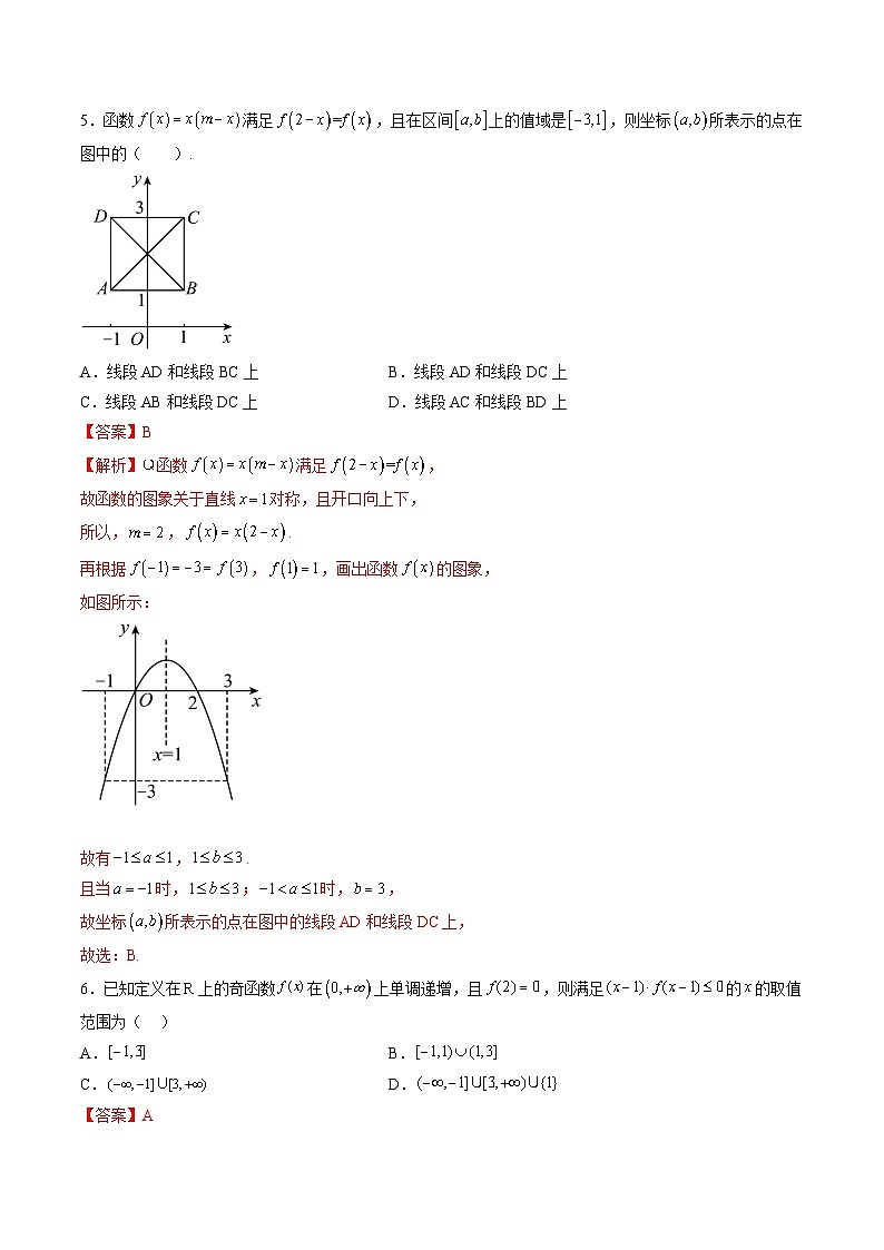 （暑假班）苏教版新高一数学暑假讲义第5章 函数概念与性质综合测试（解析版）第3页