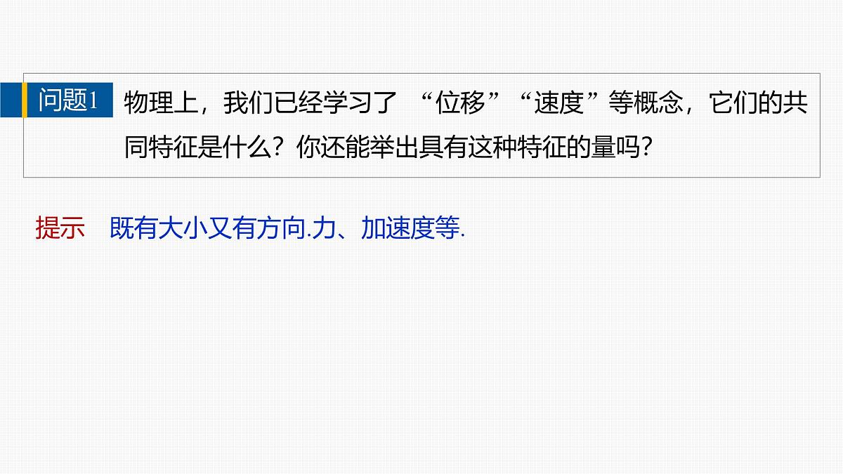 人教A必修二2024-2025学年第二学期高一数学同步课件§6.1平面向量的概念第6页