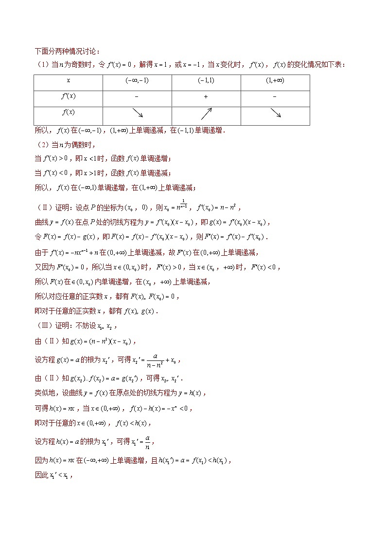 新高考数学二轮复习《导数》压轴题突破练第25讲 零点差问题（剪刀模型）（解析版）第2页