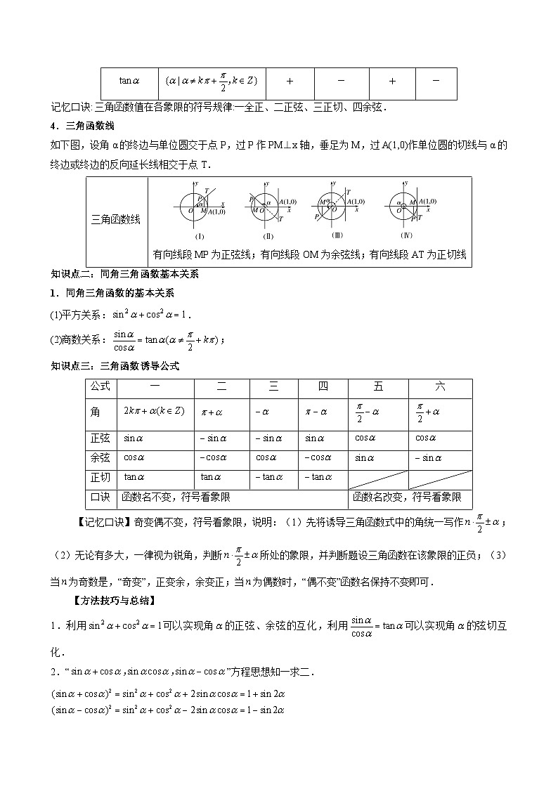新高考数学一轮复习方法技巧与题型归纳训专题17 三角函数概念与诱导公式 （解析版）第2页