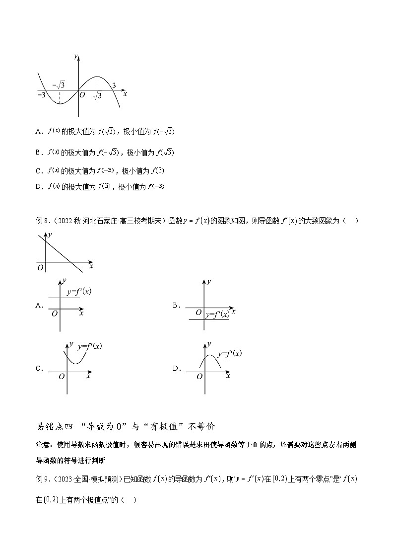 新高考数学三轮冲刺易错题讲练专题04 导数（原卷版）第3页