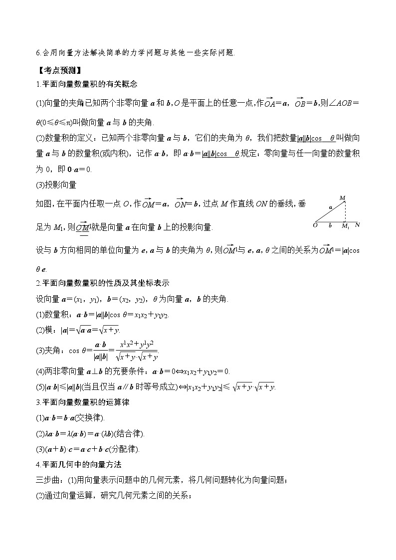 新高考数学一轮复习题型归纳与强化测试专题34 平面向量的数量积及其应用（解析版）第2页