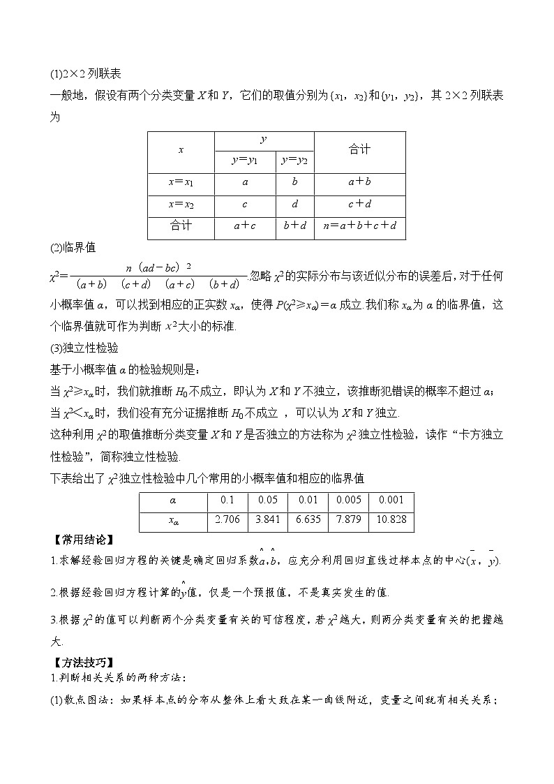 新高考数学一轮复习题型归纳与强化测试专题67 成对数据的统计分析（原卷版）第3页
