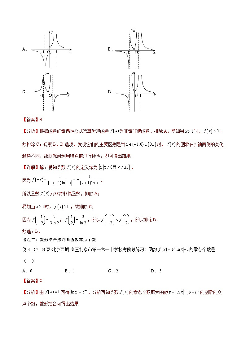 新高考数学一轮复习考点分类提升 第12讲 函数的图象（讲义）（解析版）第3页