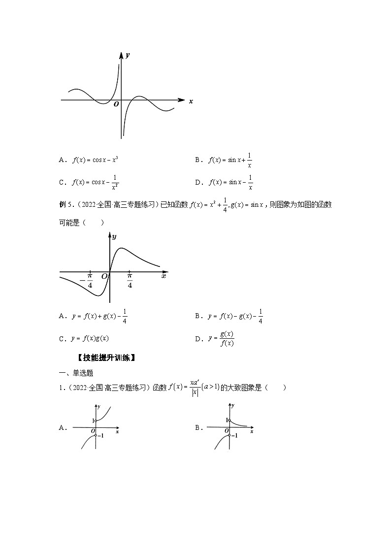 高考数学2025    函数的图象 专项训练4（word版）第3页