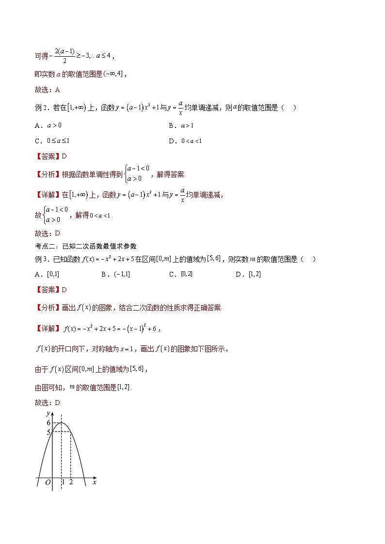 新高考数学一轮复习考点分类提升 第11讲 函数求参问题（讲义）（解析版）第2页