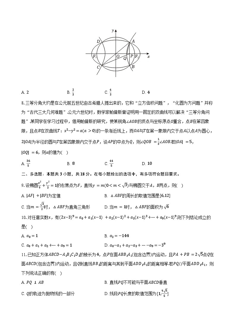 2024-2025学年辽宁省实验中学高二（下）期初数学试卷（含答案）第2页