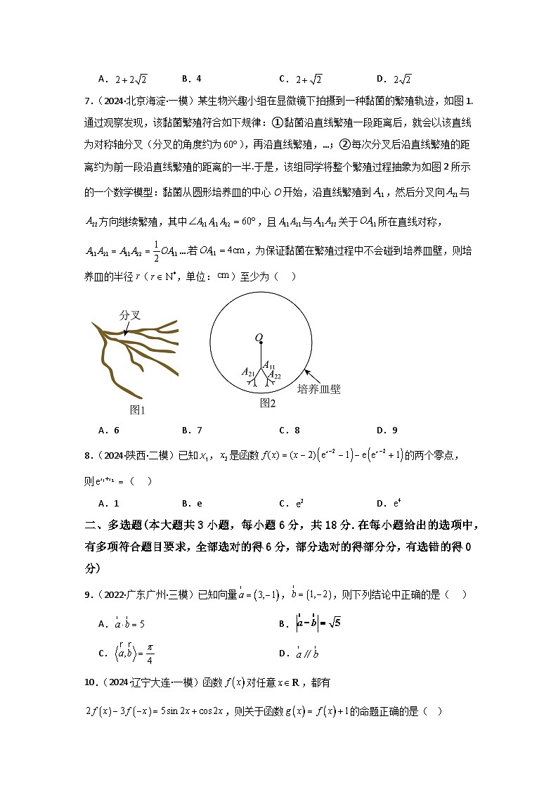 2025年高考数学(通用版)第第二轮复习小题提升练14(学生版+解析)第2页