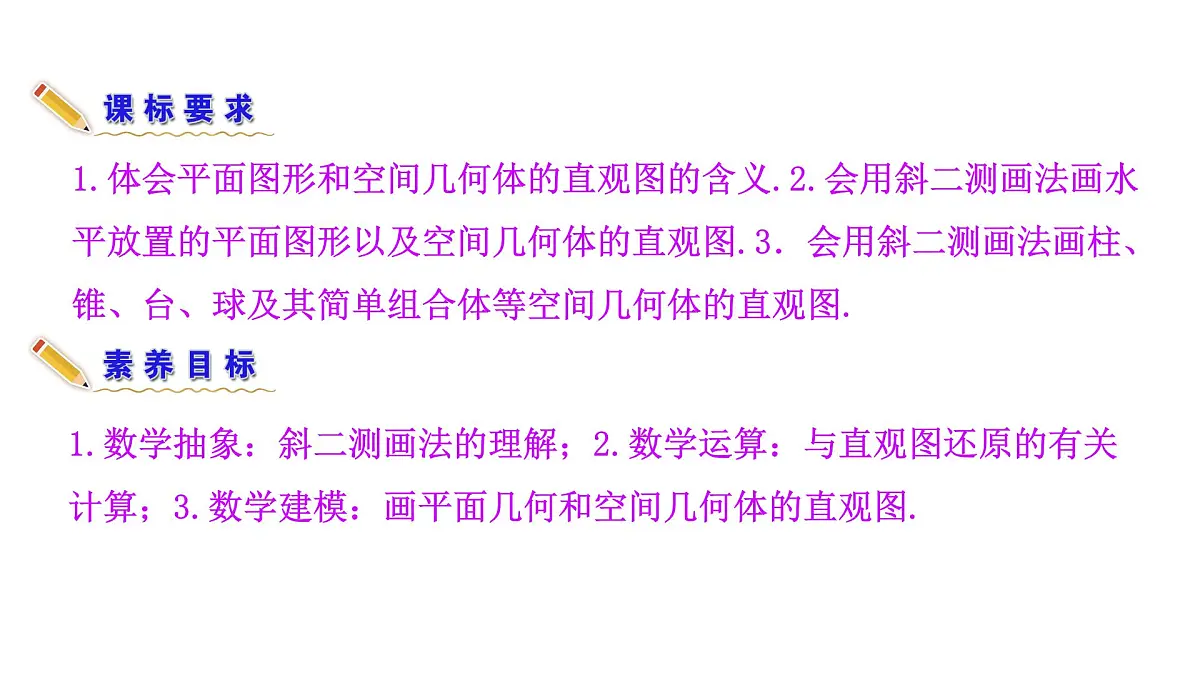 人教A版高中数学必修第二册8.2 立体图形的直观图【课件】第4页