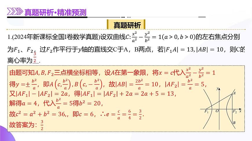 专题17 圆锥曲线离心率问题精妙解法（12大题型）（课件）-2025年高考数学二轮复习专题讲练（新高考通用）第7页