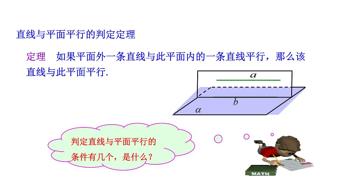 人教A版高中数学必修第二册8.5.2 直线与平面平行【课件】第8页