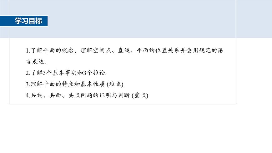 人教A必修二2024-2025学年第二学期高一数学同步课件8.4.1平面第2页