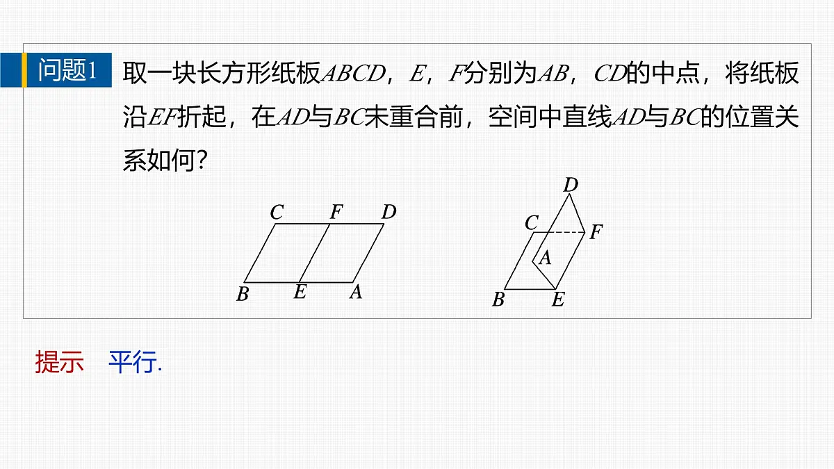 人教A必修二2024-2025学年第二学期高一数学同步课件8.5.1直线与直线平行第6页