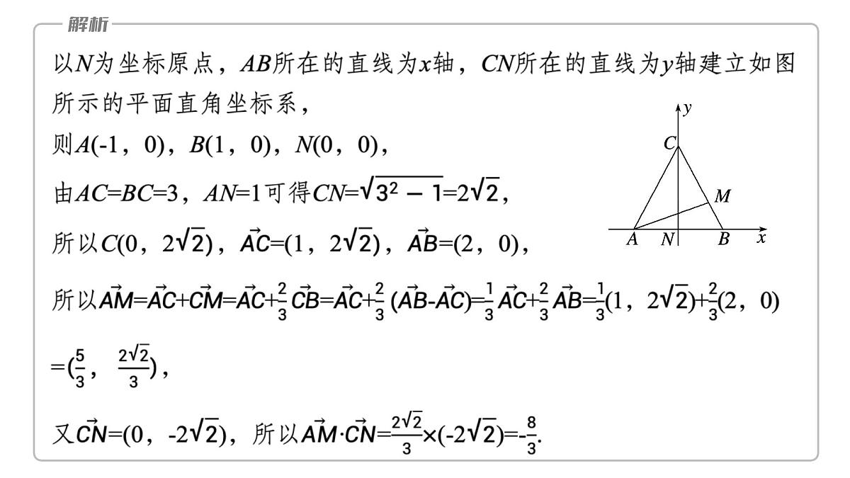人教A必修二2024-2025学年第二学期高一数学同步课件习题课平面向量数量积的综合应用第7页