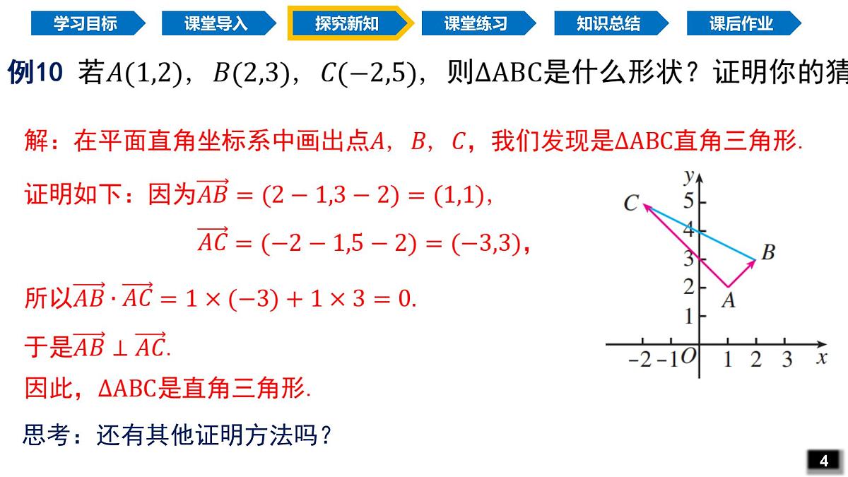 6.3.5 平面向量数量积的坐标表示（同步课件）-2024-2025学年高一数学（人教A版2019必修第二册）第6页