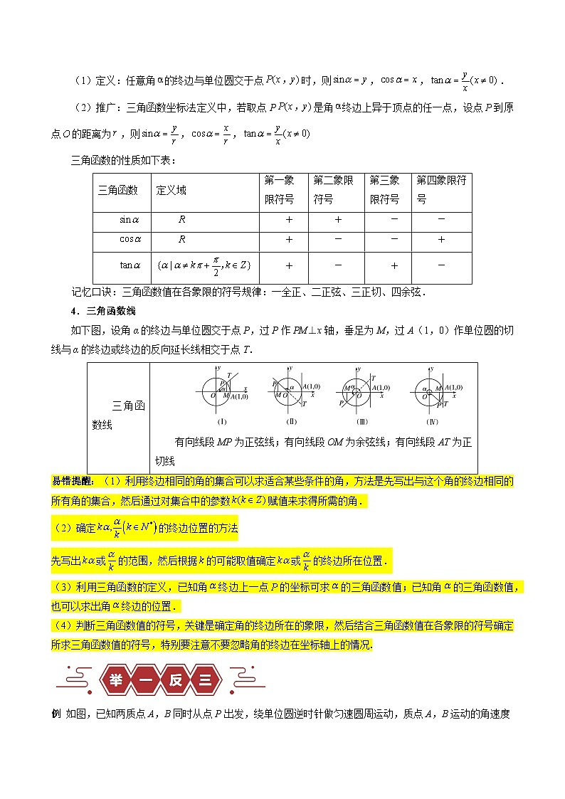 新高考数学二轮复习易错题训练专题05 三角函数（5大易错点分析+解题模板+举一反三+易错题通关）（原卷版）第2页