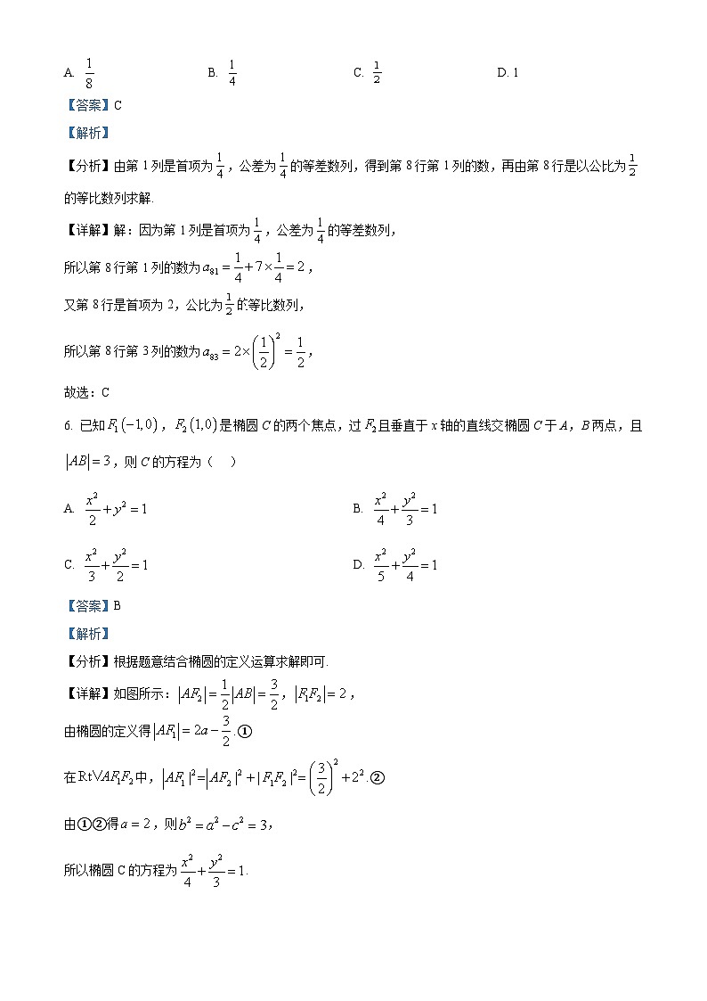 天津市河西区2024-2025学年高二上学期期末质量调查数学试卷  Word版含解析第3页