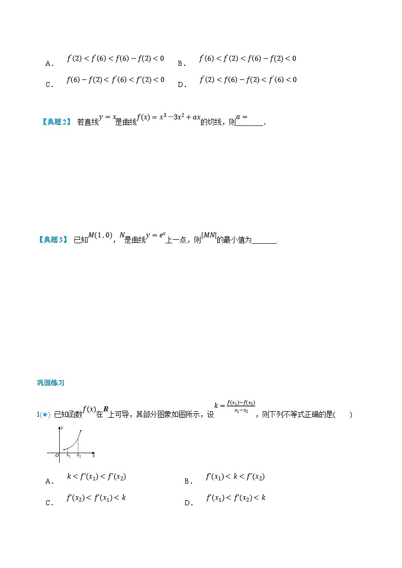人教A版高中数学（选择性必修第二册）知识点梳理+同步讲义5.2 导数的几何意义（原卷版）第2页