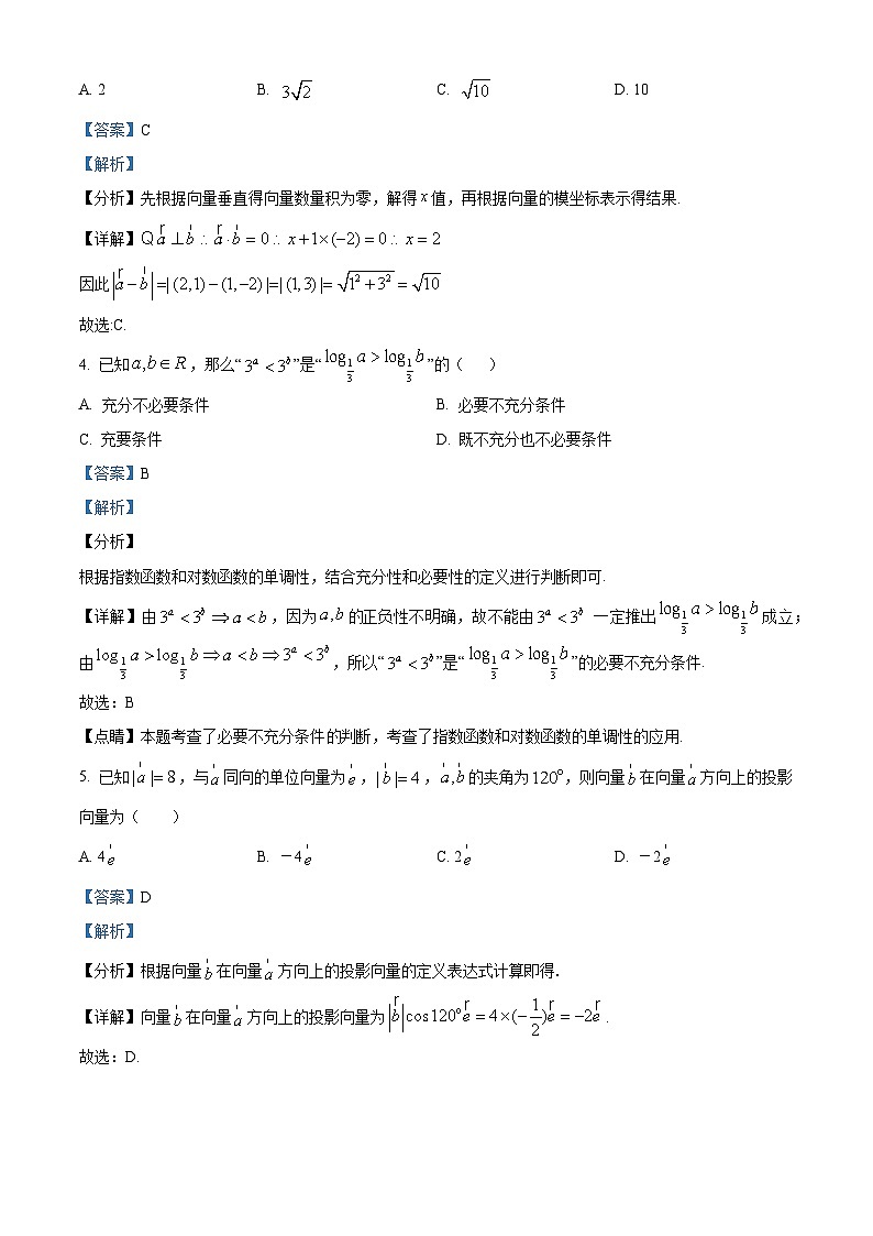 江苏省南京师范大学附属中学2024-2025学年高一下学期3月月考 数学试题（含解析）第2页
