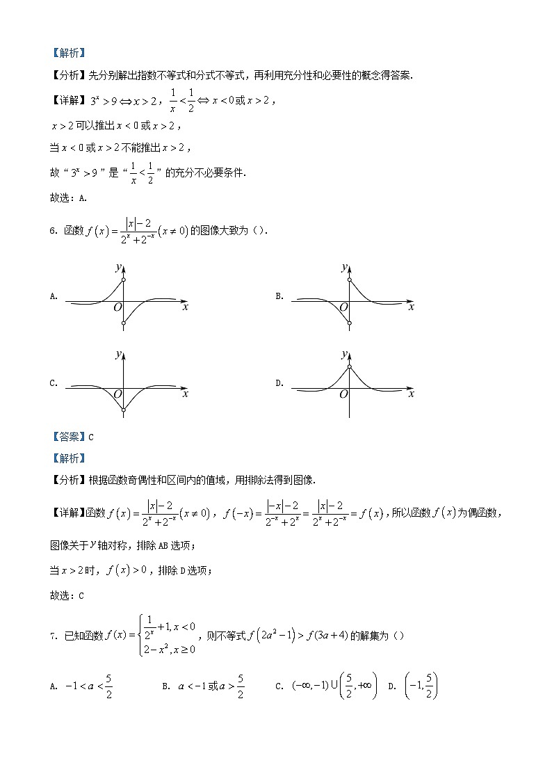 湖南省浏阳市2023_2024学年高一数学上学期期末质量监测试卷含解析第3页