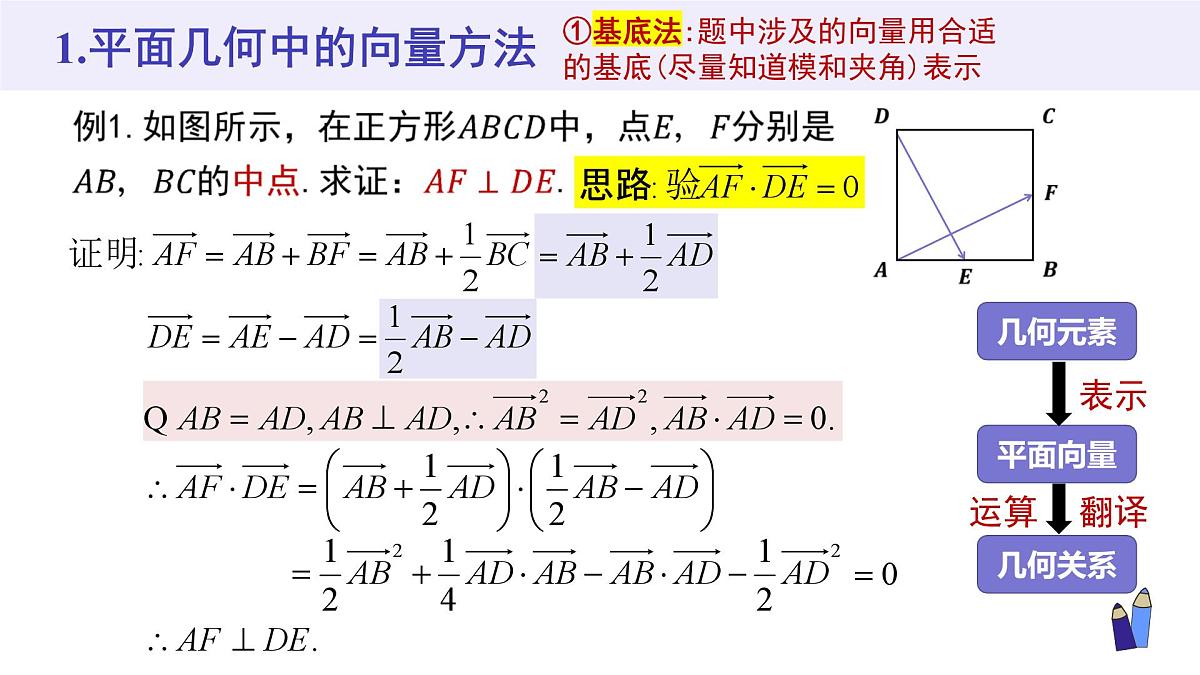 6.4.1-6.4.2 平面几何中的向量方法和向量在物理中的应用举例-2025年人教版高中数学必修第二册同步课件第3页