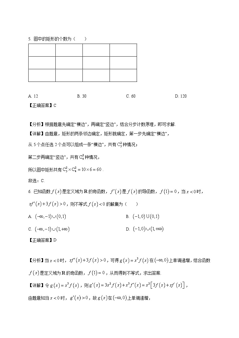 2024-2025学年安徽省怀宁县高二下册3月月考数学阶段检测试卷（附解析）第3页