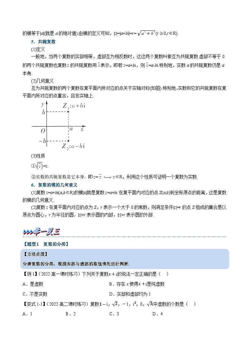 高考数学第二轮复习专题练习 专题7.1 复数的概念（重难点题型精讲）（学生版）第3页