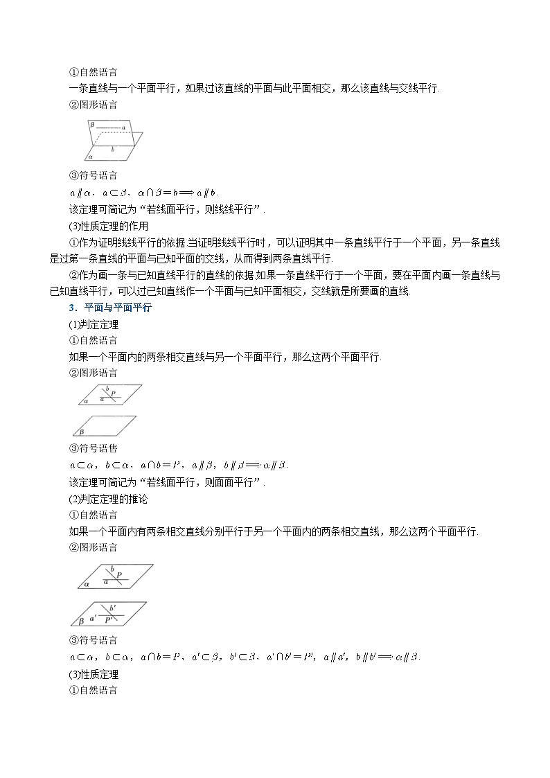 高考数学第二轮复习专题练习 专题8.9 空间直线、平面的平行（重难点题型精讲）（教师版）第2页