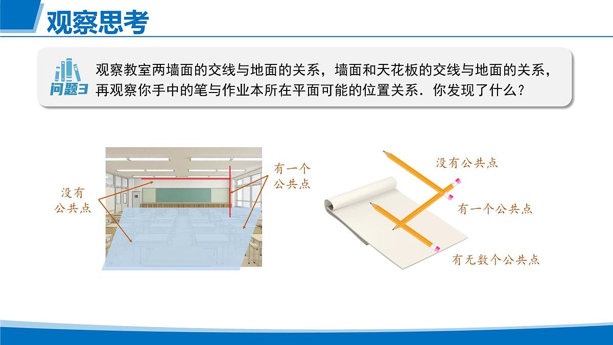 人教A版高一下册数学-必修第二册8.4.2空间点、直线、平面之间的位置关系【课件】第7页