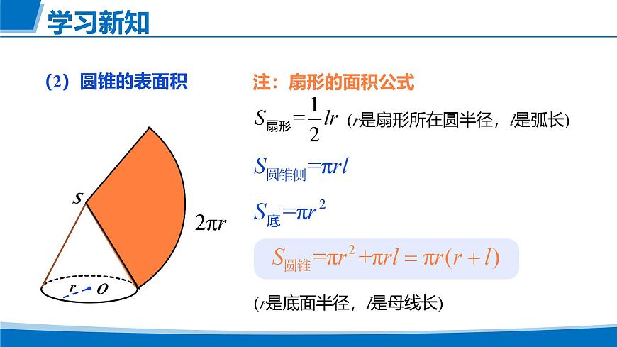 人教A版高一下册数学-必修第二册8.3.2圆柱、圆锥、圆台、球的表面积和体积【课件】第4页
