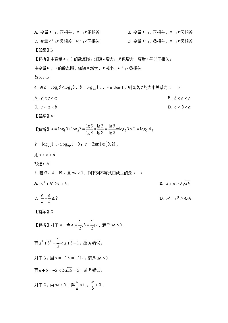 天津市河西区2025届高三下学期总复习质量调查一高考模拟数学试卷（解析版）第2页