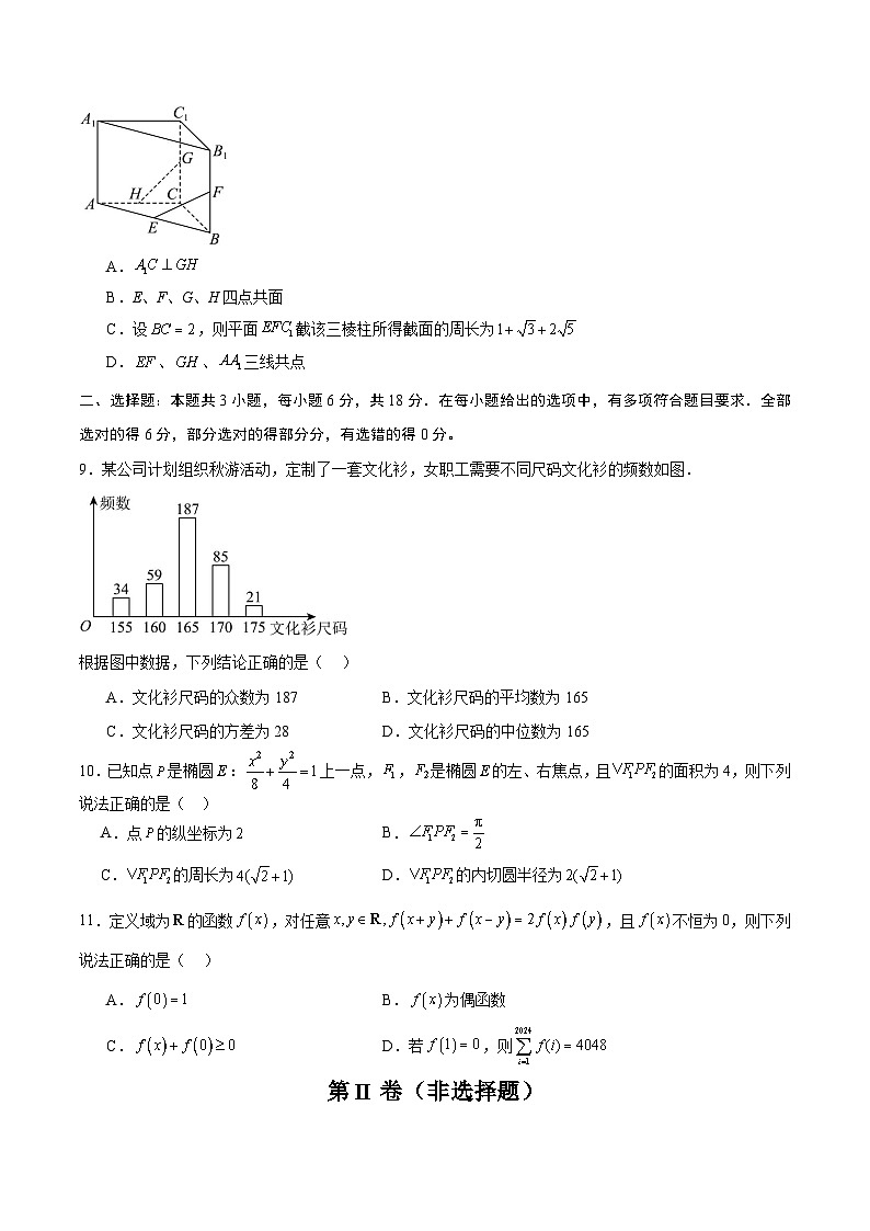 08（新高考Ⅱ卷专用）-2025年高考数学模拟卷（考试版）第2页