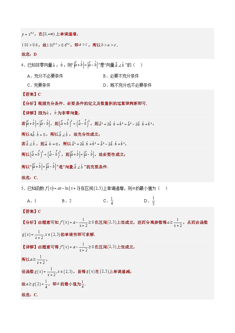 01（新课标Ⅱ卷专用）-2025年高考数学模拟卷（解析版）第2页