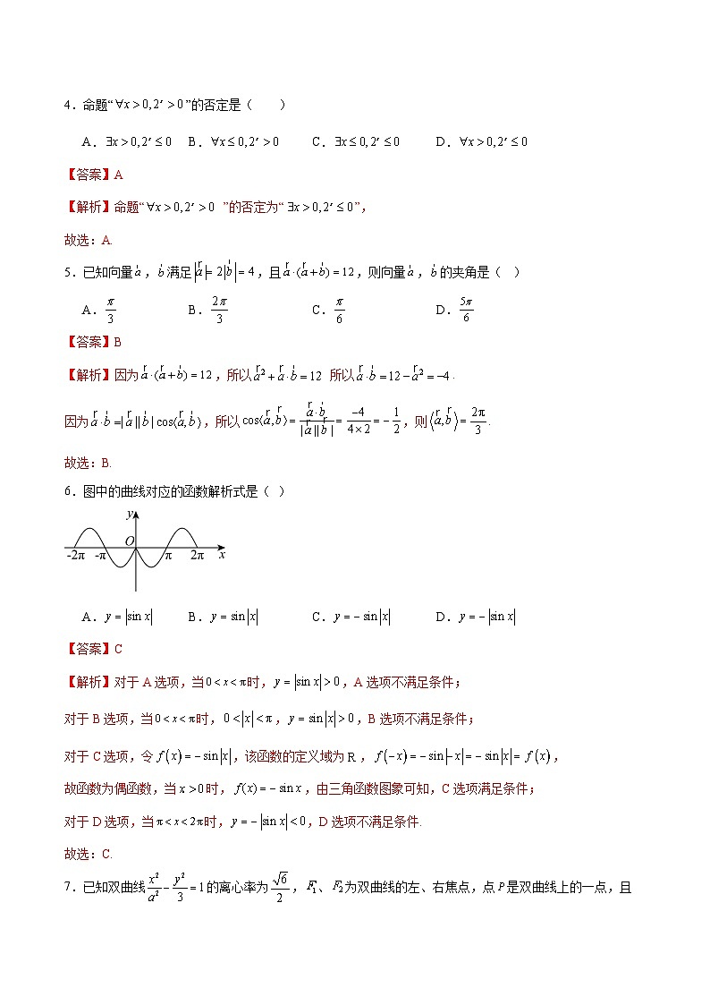 2025年高考考前信息必刷卷（新高考Ⅱ卷）解析版第3页