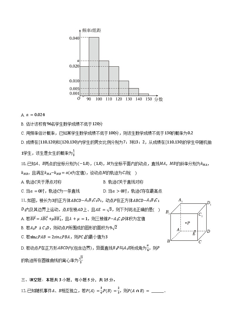 2025年江西省八所重点中学高考数学联考试卷（4月份）（含答案）第2页
