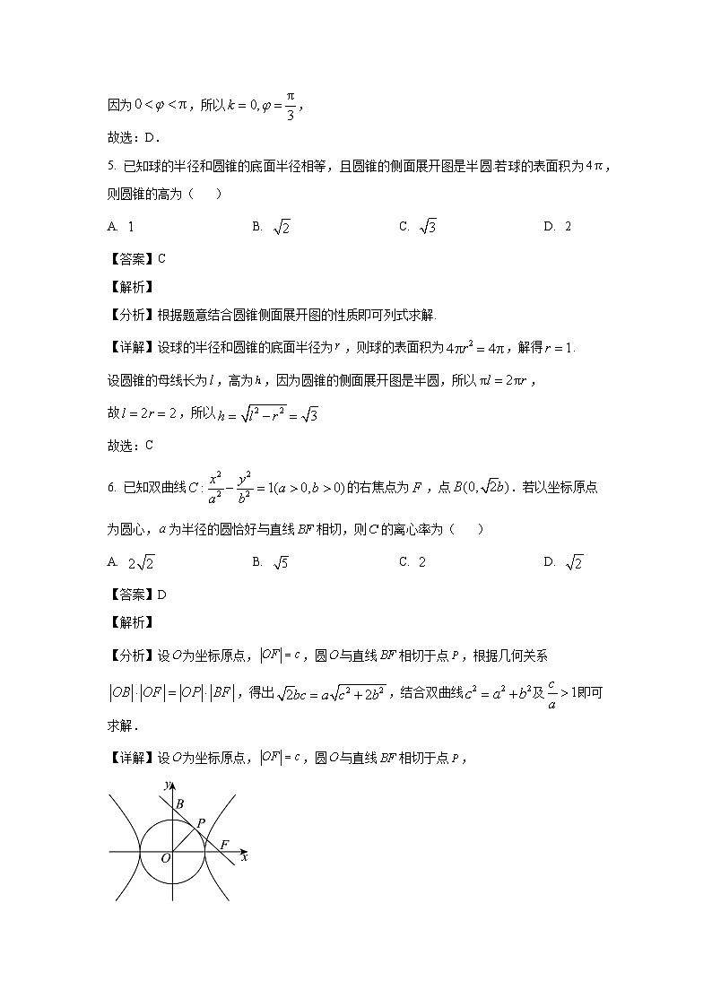 山东省单县2024-2025学年高三下学期第一次模拟考试数学试题（解析）第3页