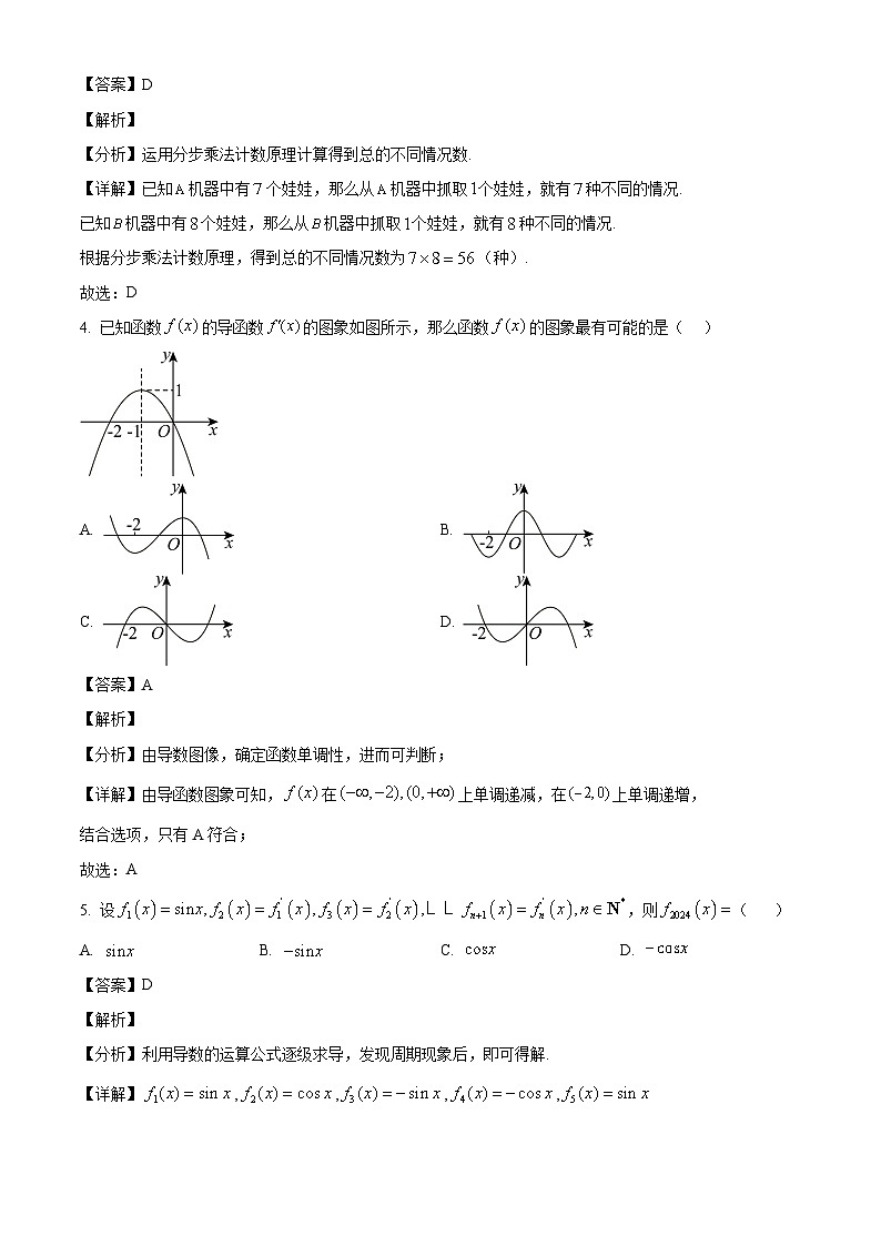 福建省三明第一中学2024-2025学年高二下学期3月月考 数学试题（含解析）第2页