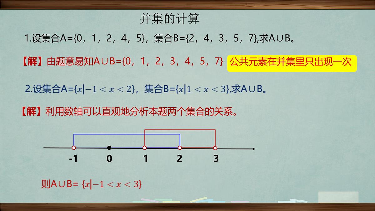 人教版高中数学必修一教学课件第一章《1.1.3集合的基本运算》第6页