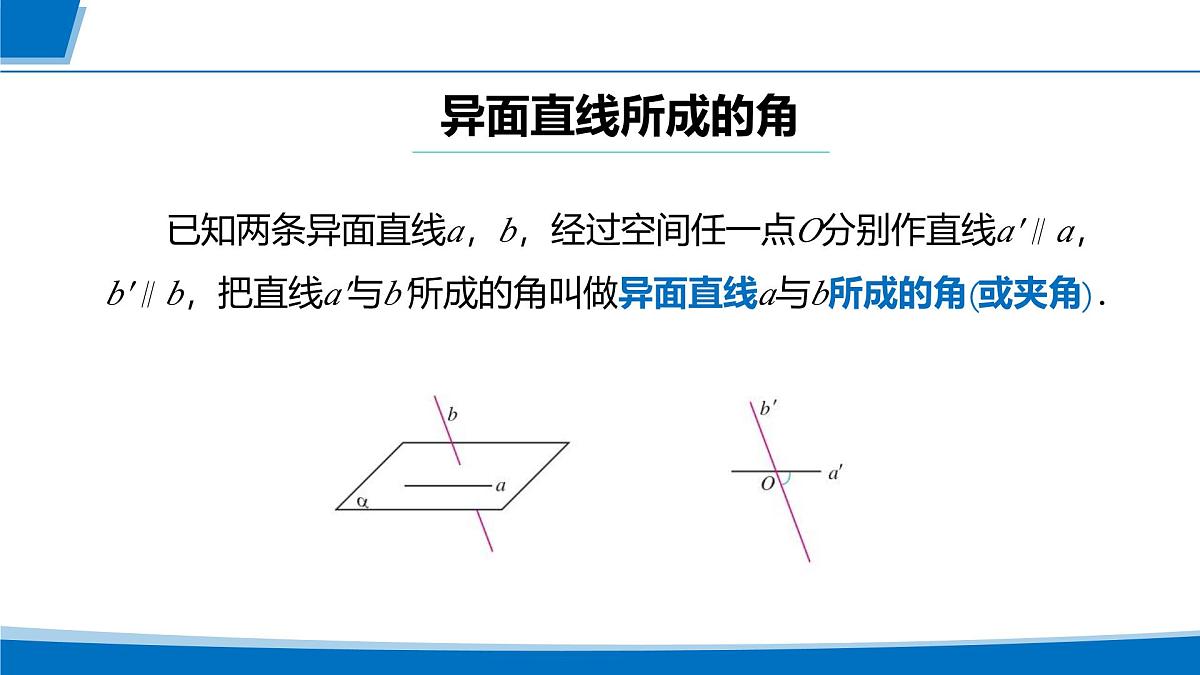 人教A版高一下册必修第二册高中数学8.6.1直线与直线垂直【课件】第6页