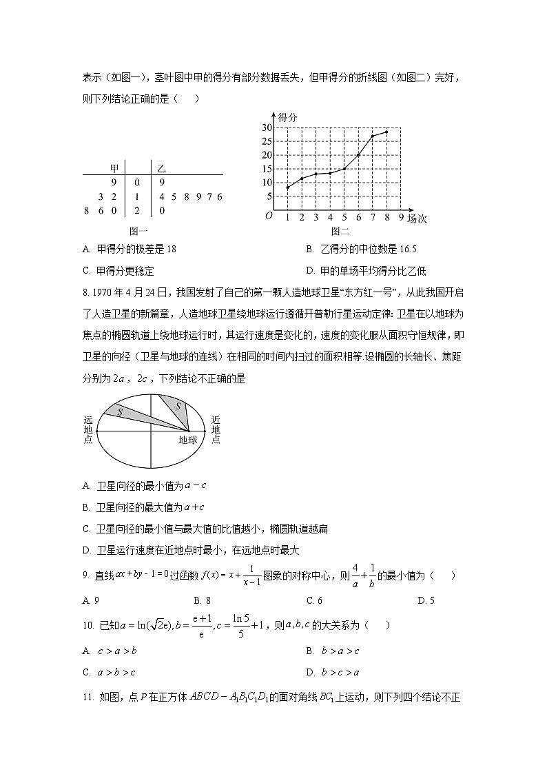 宁夏银川一中、云南省昆明一中2024届高三下学期5月联合考试二模理科数学试卷第3页