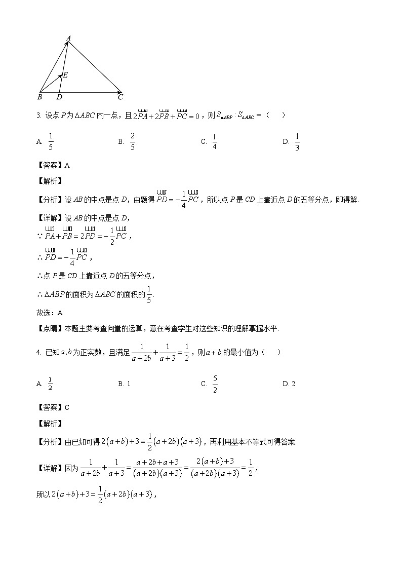 安徽省怀宁县新安中学2024-2025学年高一下学期第一次月考 数学模拟试题（含解析）第2页